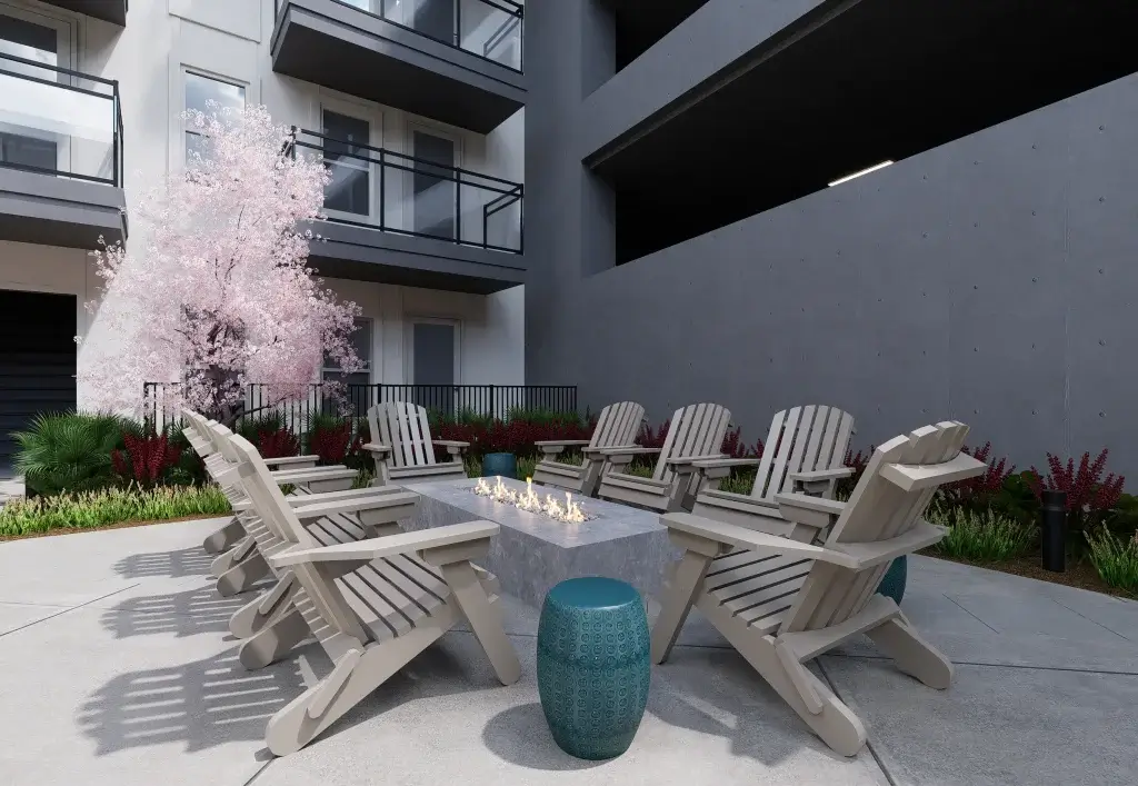 courtyard firepit dynamic