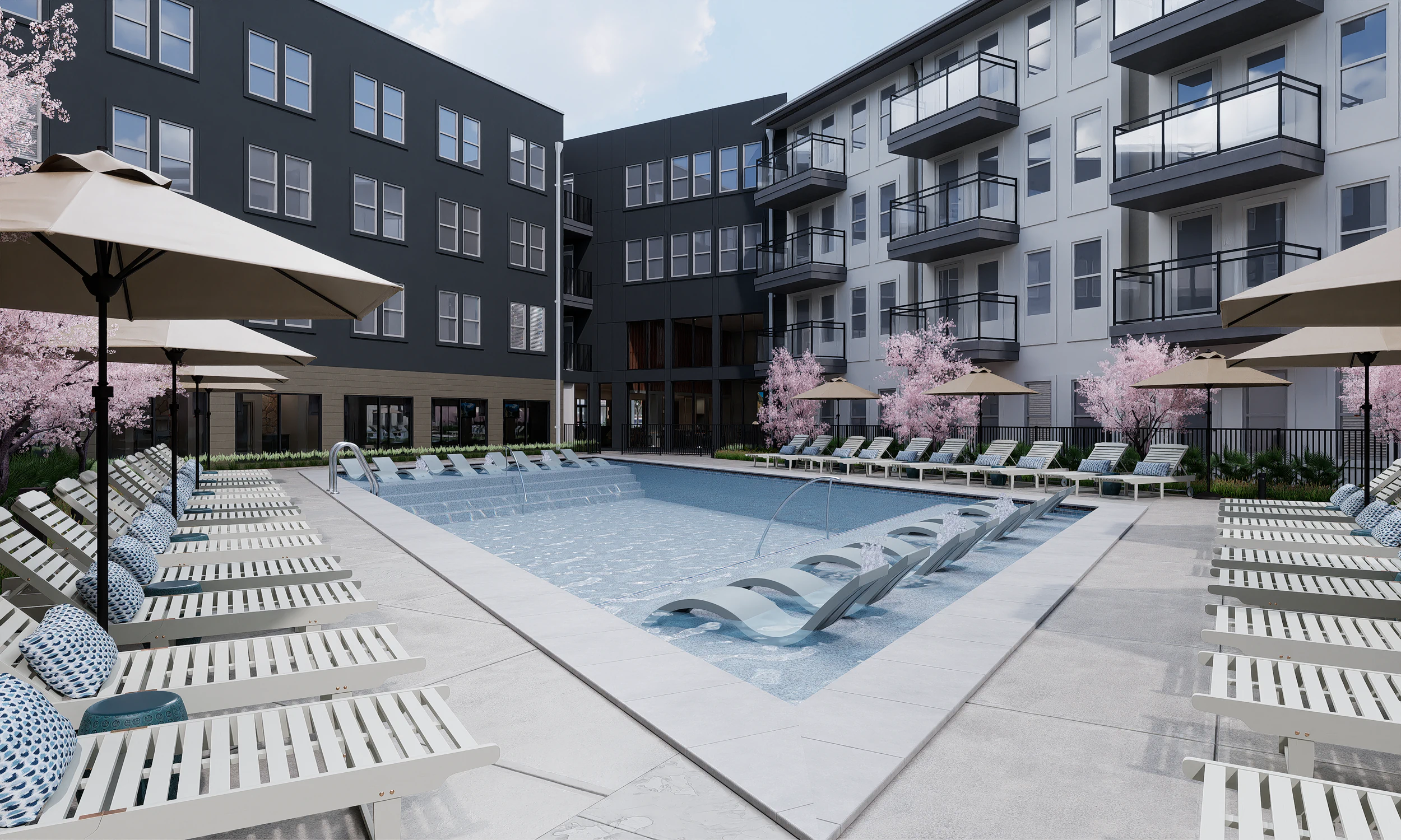 dallas apartments pool courtyard overall 2 dynamic