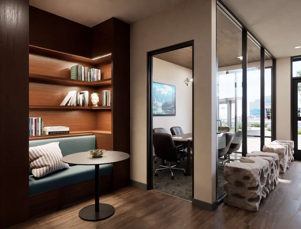 coworking reading nook dynamic